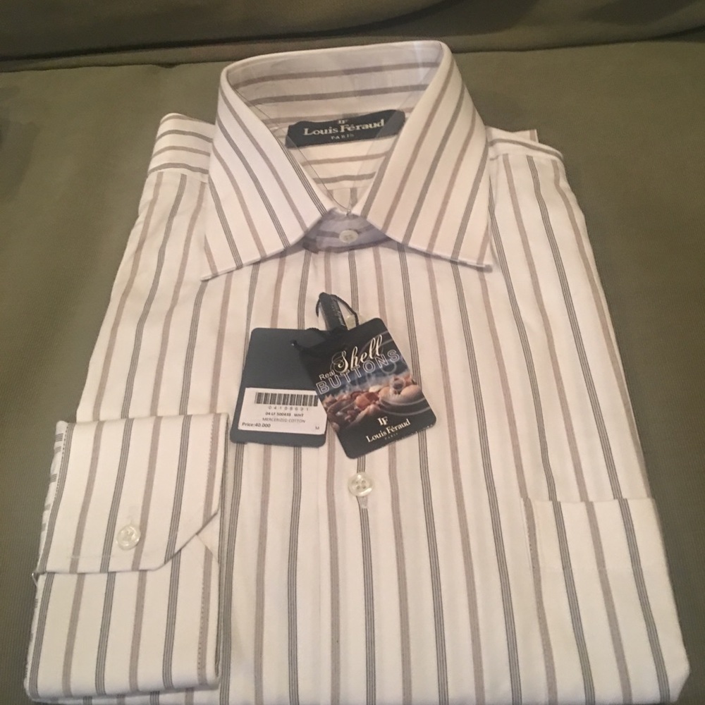 Louis Feraud Men’s Button-down Shirt long Sleeve